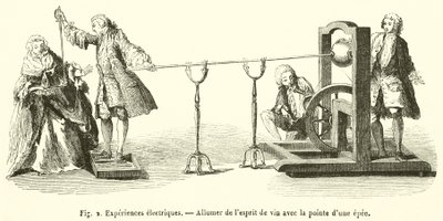 Expériences électriques, Allumer de l