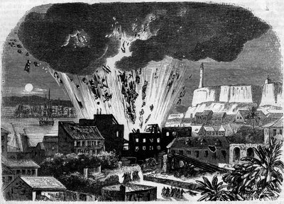 Explosion du baril de poudre à l