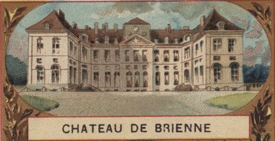 Vue extérieure du château de Brienne-le-Château dans l