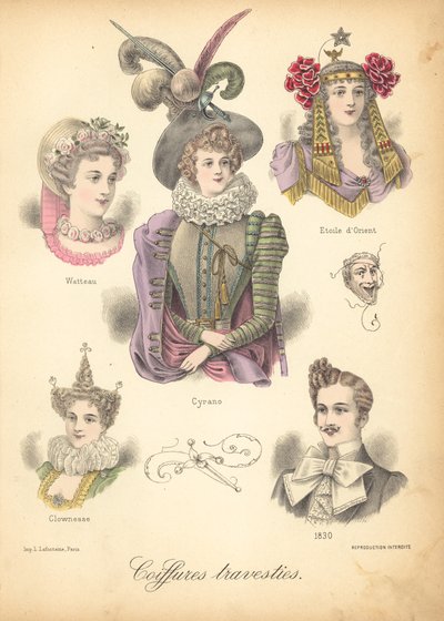 Coiffures extraordinaires - French School