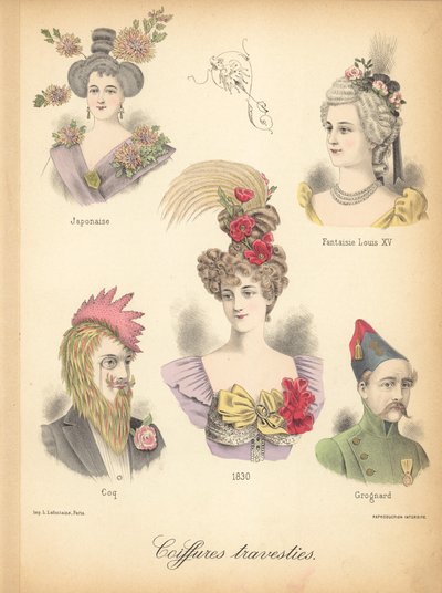 Coiffures extraordinaires - French School