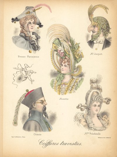 Coiffures extraordinaires - French School