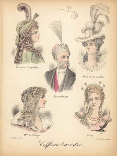 Coiffures extraordinaires - French School