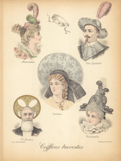 Coiffures extraordinaires - French School