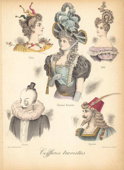 Coiffures extraordinaires - French School