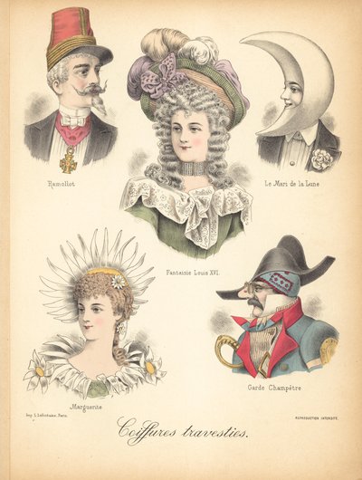 Coiffures extraordinaires - French School