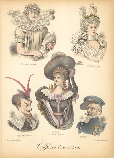 Coiffures extraordinaires - French School