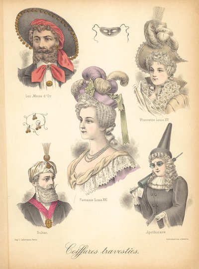Coiffures extraordinaires - French School