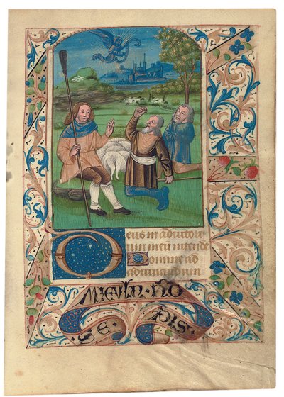 F. 37 Annonciation aux bergers, c.1480 - French School