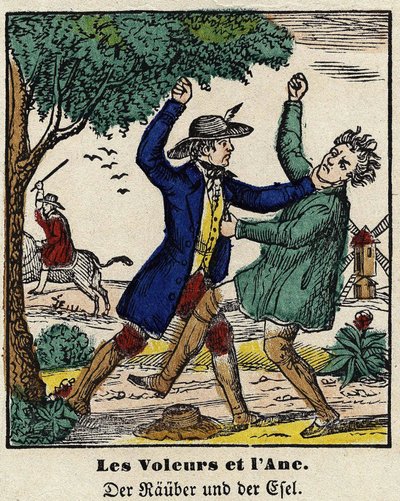 Fables de La Fontaine : les voleurs et l
