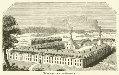 Fabrique de cristaux de Moncenis - French School