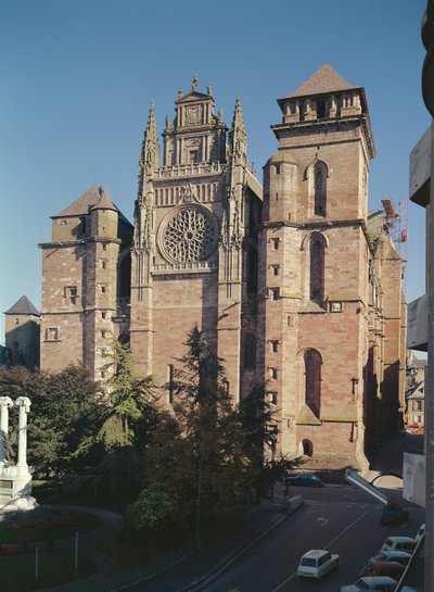Façade de la cathédrale Notre-Dame, 13e-16e siècle - French School