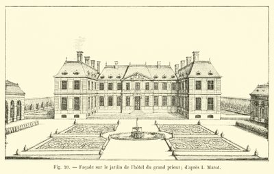 Façade sur le jardin de l