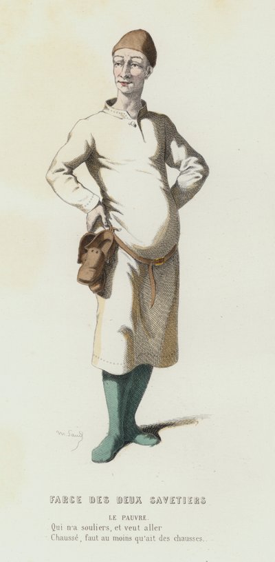 Farce des Deux Savetiers - French School