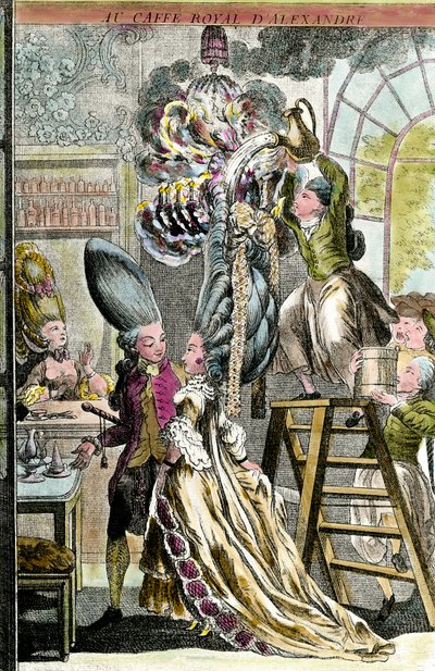 Mode 18ème siècle : « Le feu des coiffures » La perruque d