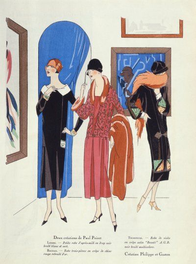 Dessins de mode pour les visiteurs des galeries d