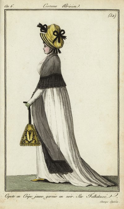 Femme à la mode sur les Champs-Élysées - French School