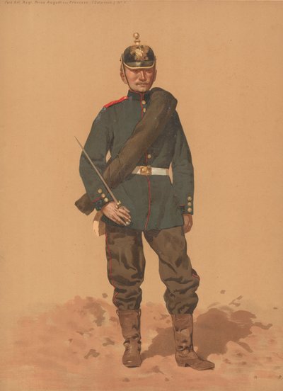 Feld Art Régiment Prinz August von Preussen, Ostpreuss, No 1 - French School