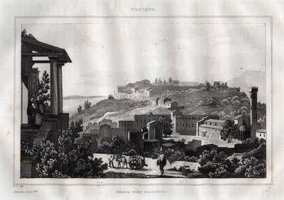 Fiesole - Toscane - Gravure de « L