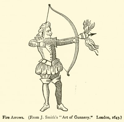 Flèches enflammées - French School