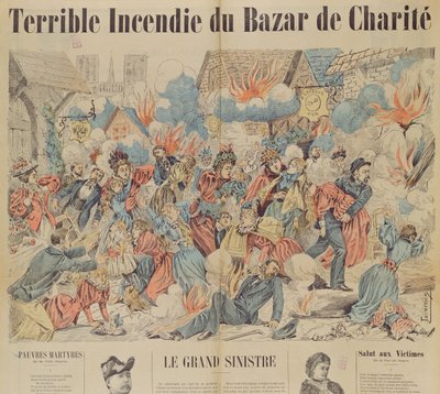 Incendie au Bazar de la Charité, 4 mai 1897 - French School