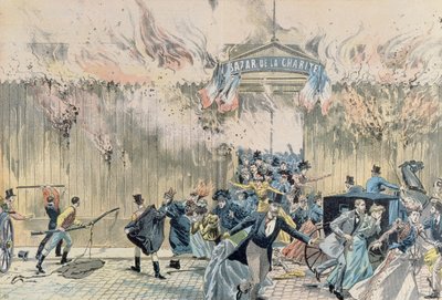 Incendie au Bazar de la Charité, 4 mai 1897, de Le Pèlerin, 1897 - French School