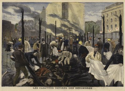 Incendie au Bazar de la Charité, Paris, 1897 - French School