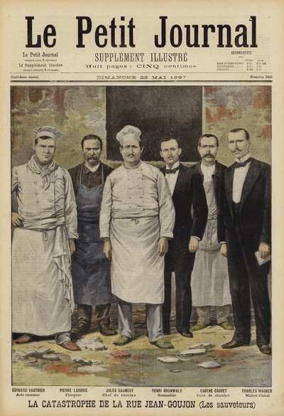 Incendie au Bazar de la Charité, Paris, 1897 - French School