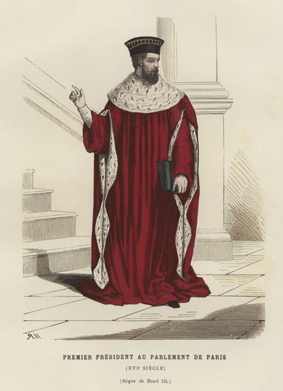 Premier Président du Parlement de Paris, 16ème siècle - French School