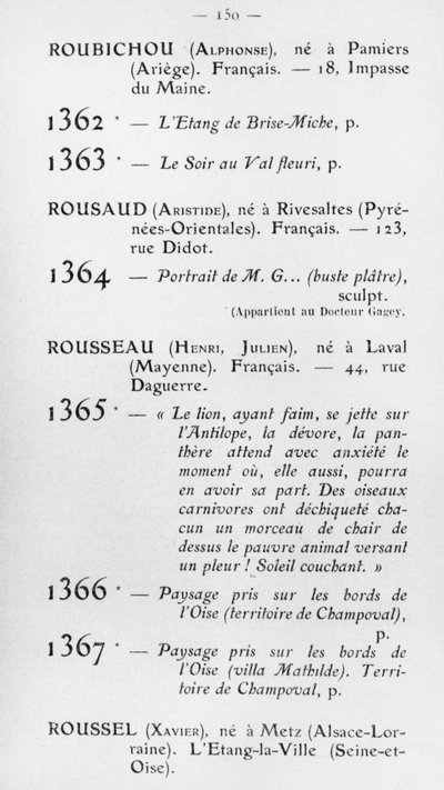 Première participation de Le Douanier Rousseau au Salon d