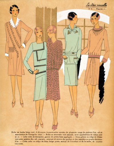 Five Day Dresses, Les Idées Nouvelles - French School