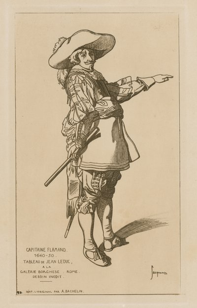 Capitaine flamand, 1640-50 - French School