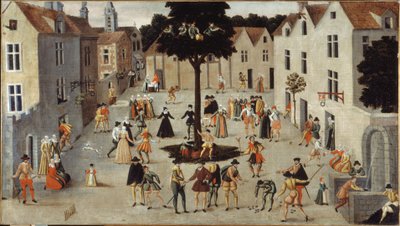 Fête populaire autour d
