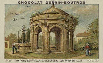 Fontaine Saint-Jean, à Villeneuve-lès-Avignon, Gard - French School