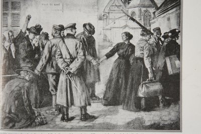 Enlèvement forcé de civils français de Lille vers des colonies de travail allemandes, 1914-19 - French School