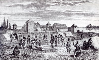 Fort Youkon, un poste de traite de la Compagnie de la Baie d