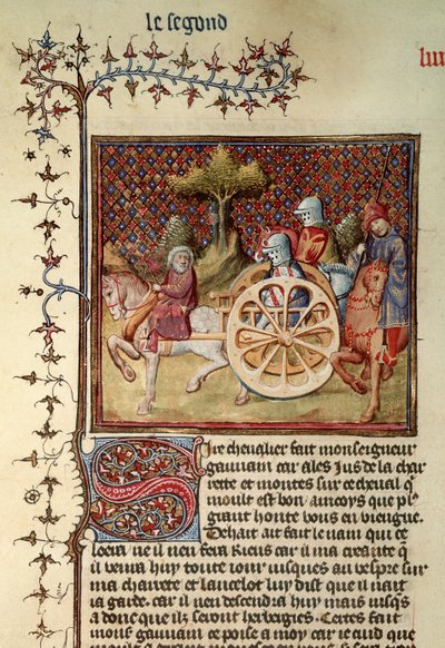 Lancelot, le Chevalier de la Charrette, 1344 - French School