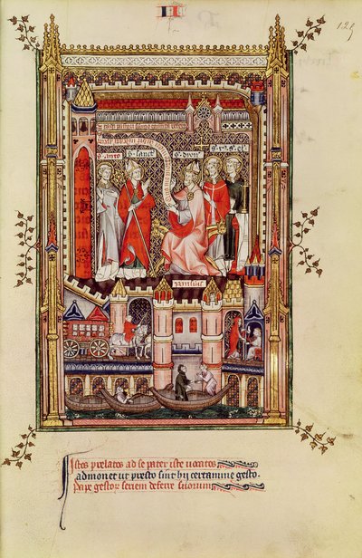 Saint Saintin et Saint Antonin, incités à écrire l