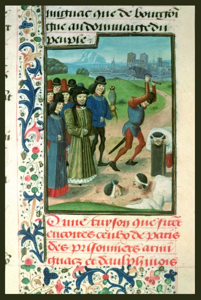 Exécution des prisonniers, 1418 - French School