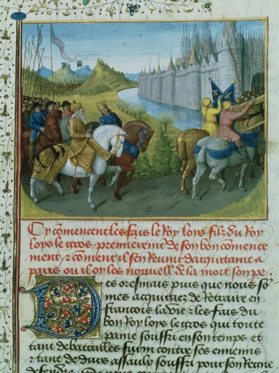 Entrée de Louis VII à Constantinople avec l