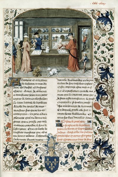 Boutique de bijoutier, du Lapidaire de Mandeville - French School