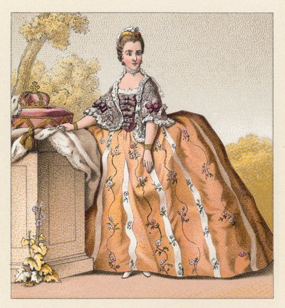 Costume du XVIIIe siècle en France - French School