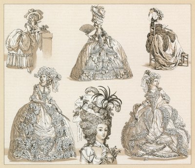 Costume français du XVIIIe siècle - French School