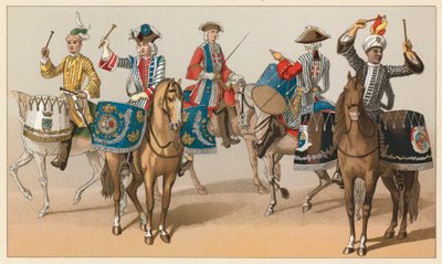 Costume du XVIIIe siècle en France - French School