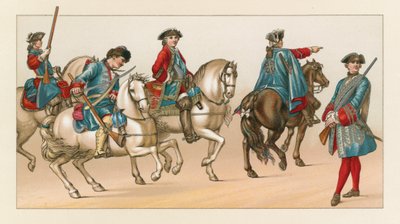 Costume du XVIIIe siècle en France - French School