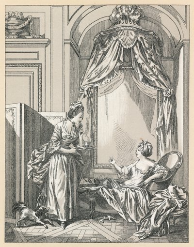 Costume du XVIIIe siècle en France - French School