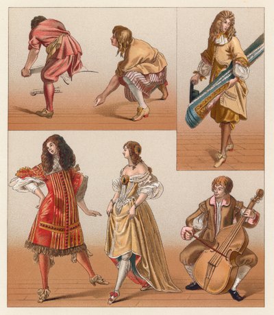 Costume français du XVIIe siècle - French School