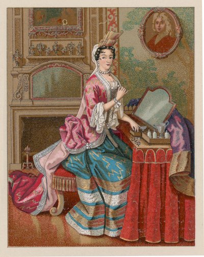 Costume du XVIIe siècle en France - French School
