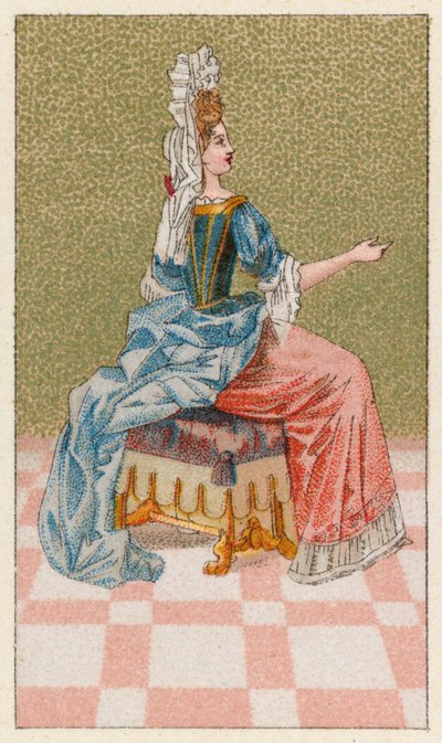 Costume du XVIIe siècle en France - French School