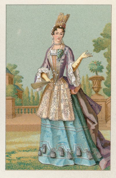 Costume du XVIIe siècle en France - French School